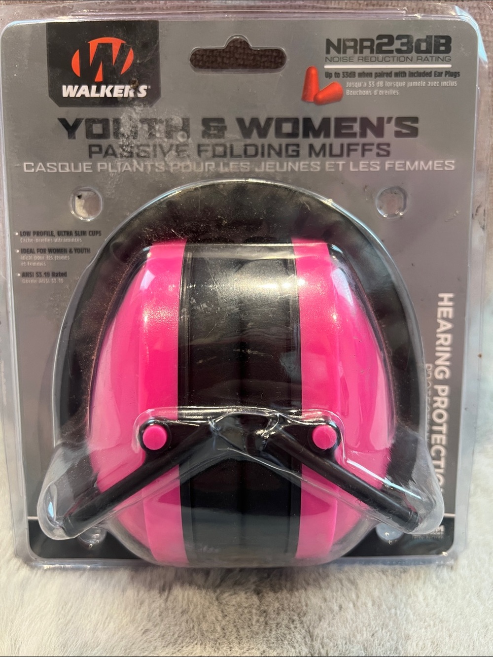 Walker’s Youth and Women’s noise reduction earmuffs